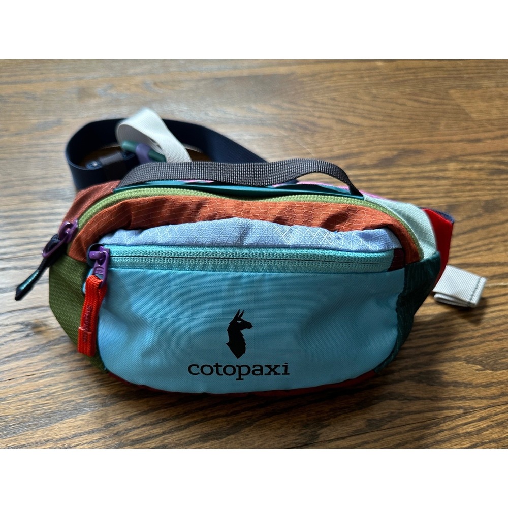 Cotopaxi Kapai 1.5L Hip Pack Unisex Multi Color Del Dia Fanny Pack Waist Bag